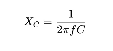 MOV Capacitive Reactance Formula